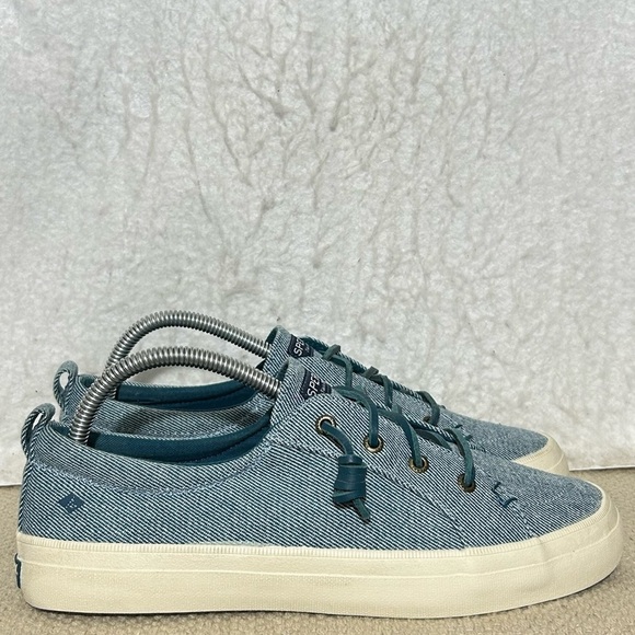 Sperry Womens Blue Crest Vibe Core Casual SlipOn Fashion Sneakers Shoes SZ 9.5 - Picture 1 of 11
